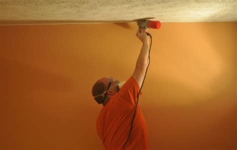Why does the ceiling need to be repaired? How to Remove a Stipple Ceiling by Sanding - One Project ...