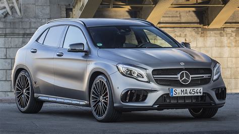 Download Silver Car Suv Crossover Car Compact Car Mercedes Amg Gla