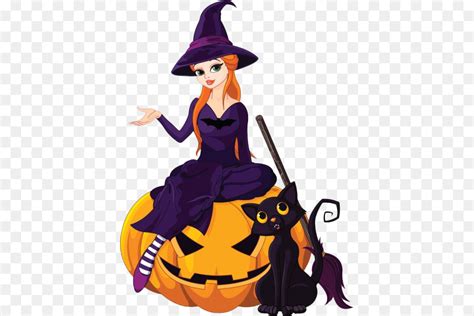 Halloween Witchcraft Clip Art Beautiful Cartoon Magic