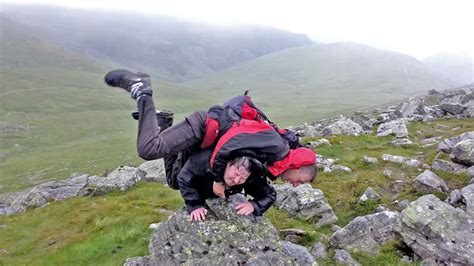 Heads Down On Helvellyn Or Striding Edge The Wrong Way Round