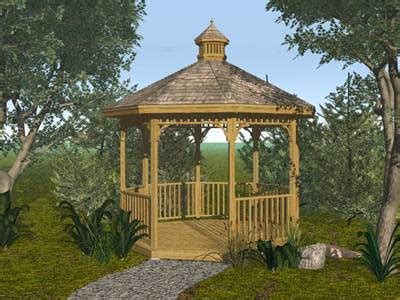 Do you want an oasis in your backyard? Easy Building Shed And Garage: Gazebo Plan