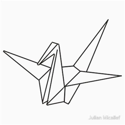 9 Origami Crane Outline Geometric Origami Origami Tattoo Origami Crane