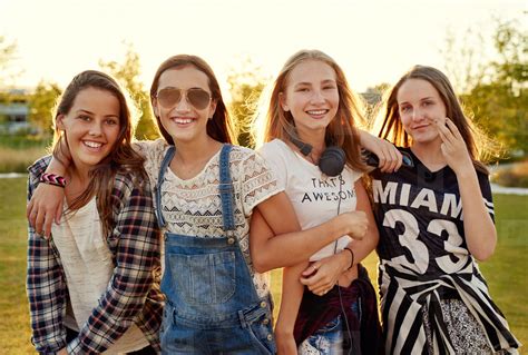 Group Of Teenage Girls Hanging Out Stock Photo 167960 Youworkforthem