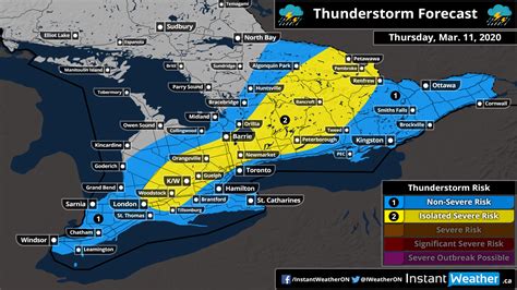 widespread wind storm likely and marginal low risk for severe thunderstorms today tonight