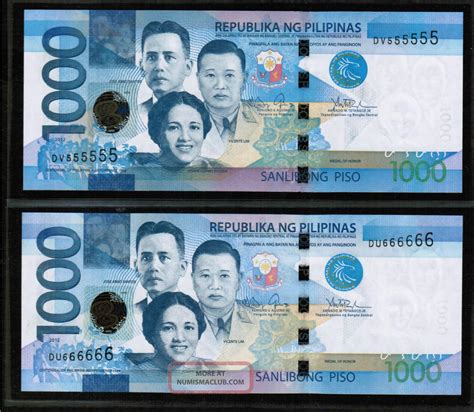 I never use this to send money to indonesia. 2012 Philippines 1000 Peso Ngc Aquino Lll, 10 Pc D_ 111111 To 999999 1 Mil 888888