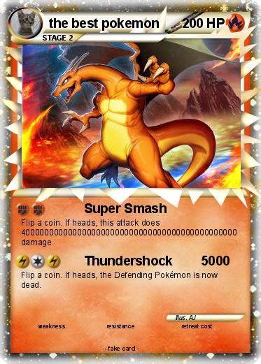 Pokémon The Best Pokemon 25 25 Super Smash My Pokemon Card