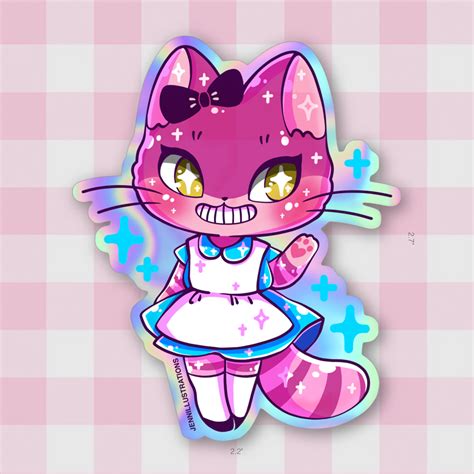 Alice Cheshire Cat Fusion Sticker · Jenni Illustrations · Online Store Powered By Storenvy