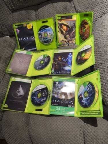 Halo 1 2 3 4 Odst And Reach Microsoft Xbox And Xbox 360 6 Game Lot