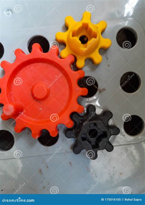 Engineering Gears Coupled With One Other To Show The Working Of Gears