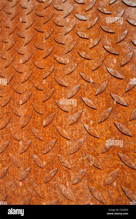 Rusty Metal Plate Surface Stock Photo Alamy