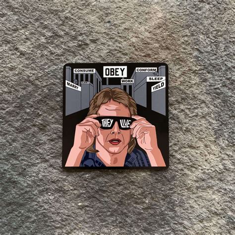 They Live Vinyl Decal Patchops