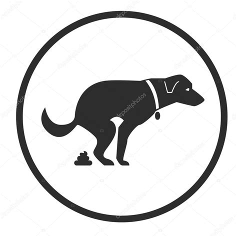 Dog Poop Sign Stock Vector By © 110481122