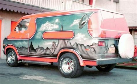 70s Street Machines Photo Custom Vans Van Vintage Vans