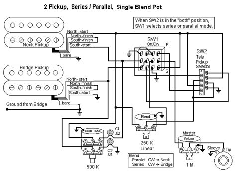 Pickup wiring all carvin 22 series pickups have three wires plus a bare shield wire. Series Parallel Pickup Wiring Review Pickup Wiring - LAB.ABHISEKDUTTA.IN