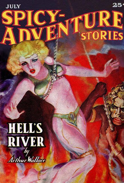 Spicy Adventure Stories V06 N04 1937 07 Cover Pulp Fiction Book Pulp Fiction Art Adventure