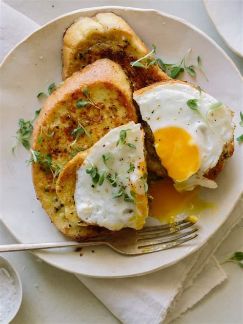 Savory Herb French Toast Spoon Fork Bacon