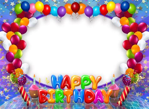 Png Birthday Photo Frame Free Frame Png