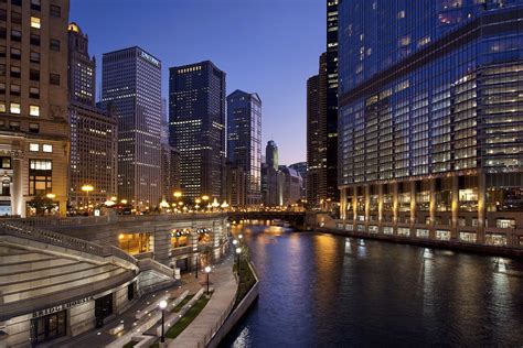 HD picture of Chicago, image of USA, night | ImageBank.biz