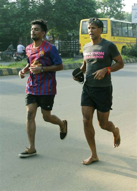 Milind Soman Seen Running On Bhubaneswar Roads Bhubaneswar News