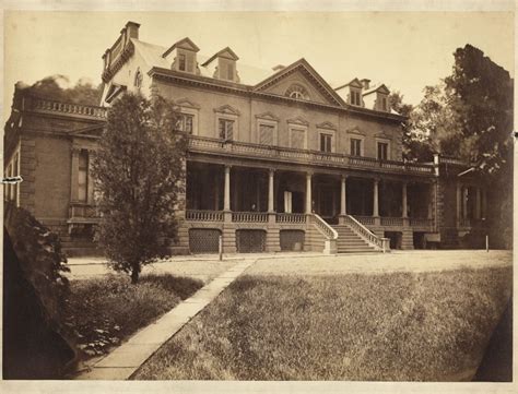 Rear Exterior Van Rensselaer Manor House Albany Institute Of History