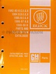 1982-1990 Buick Parts Book Original CANADIAN Grand National, Regal ...