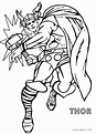 Thor para colorear 🥇 ¡Dibujos para imprimir y pintar!