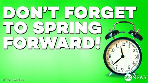 Dont Forget To Set Your Clocks Forward This Sunday Springforward