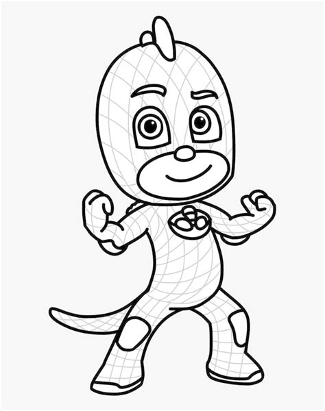Pj Masks Coloring Pages Easy