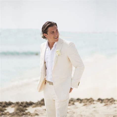 View Men S Linen Suits Beach Wedding Background Fieldbootsgetitnow