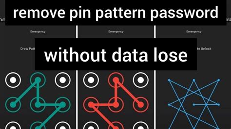 Remove Password Pattern Pin Without Data Lose In Android Youtube