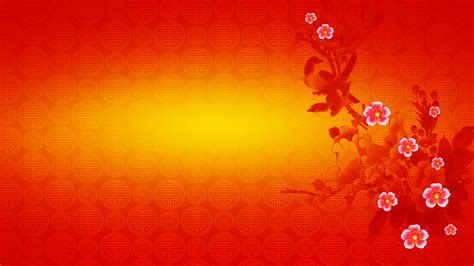Red Chinese Wallpaper Designs 07 Of 20 With Flowers Hd Wallpapers