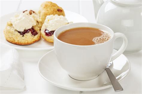 Scone With Nice Cup Of Tea Is Optimum Afternoon Tea Theme Experts