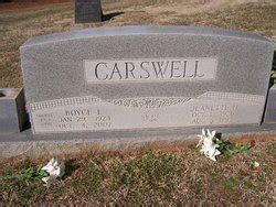 Jeanette Halford Carswell 1926 1993 Memorial Find A Grave