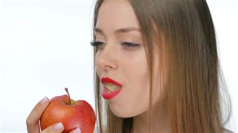 Young Girl Sexy Eating A Strawberriesslow Motion Stock Video Footage By ©sergeymalov 111188236