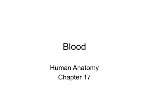 Chapter 17 Blood El Camino College