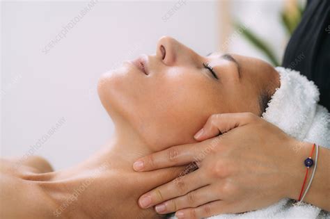 Ayurvedic Facial Massage Stock Image F0336404 Science Photo Library