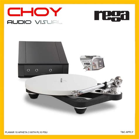 Rega Planar 10 Turntable Apheta 3 With Pl10 Psu Made In England Choy