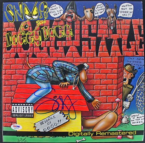 Snoop Dogg Signed Doggystyle Album Cover W Vinyl Autographed Psadna