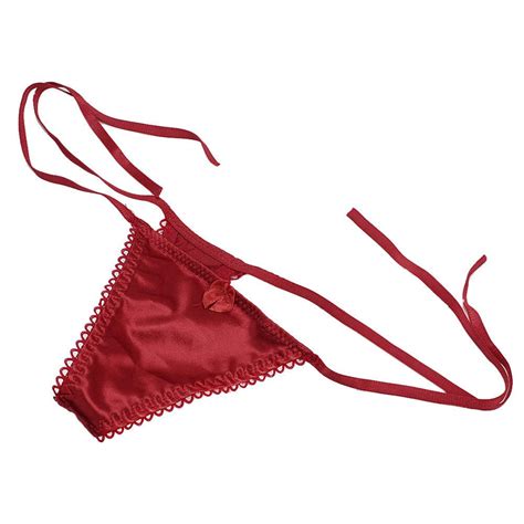 Sexy Lady Womens Red Lingerie Thongs G String T Back Briefs Panties