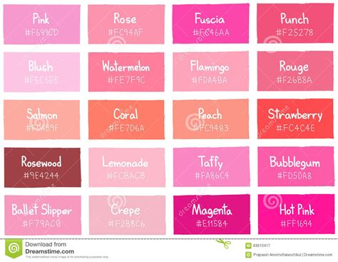 We did not find results for: Pink Tone Color Shade Background With Code And Name Stock ...