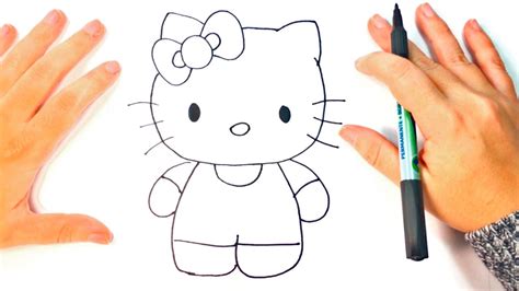 How To Draw Hello Kitty Hello Kitty Easy Draw Tutorial Youtube
