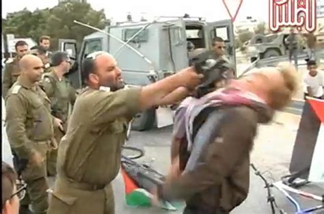 Israeli Soldier Suspended For Gun Butt Attack News Al Jazeera
