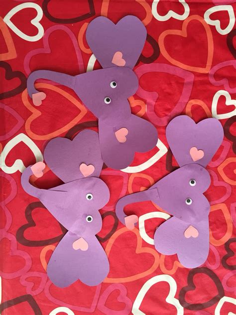 Valentine Heart Elephants Crafts Valentine Heart Valentine