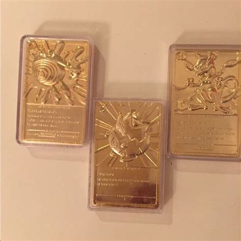 Features a deck builder, tcg decks and cards! Pokemon 24k gold plated Cards | 24k gold, Gold, Pokemon