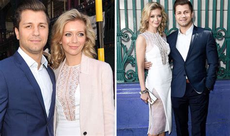 rachel riley smoulders in sheer panelled dress as she cosies up to strictly beau at lfw