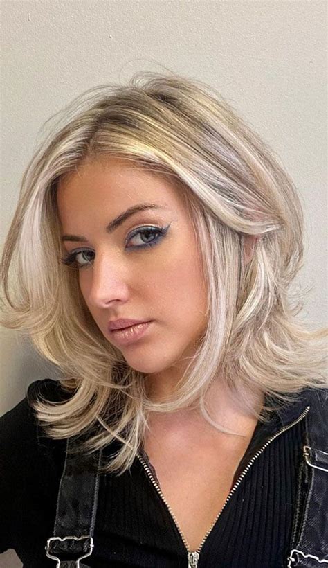 37 Best Blonde For Medium Length Haircuts Blonde Layered Cut Medium