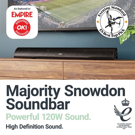 Buy Majority Snowdon Ii Sound Bar For Tv 120 Watts With 21 Channel