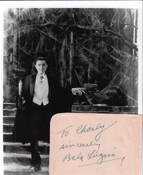Bela Lugosi Rare Dracula Signature Oct 23 2022 Piece Of The Past