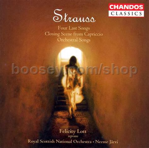 Richard Strauss Four Last Songs Vier Letzte Lieder Op Posth