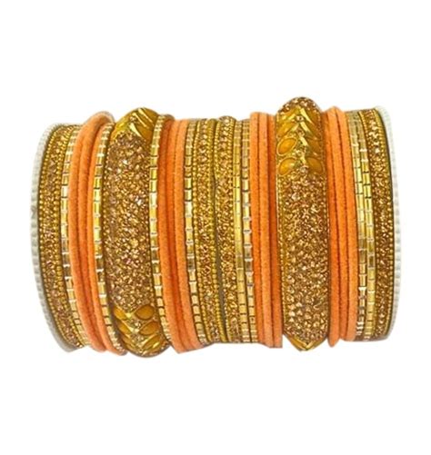 Wedding Jaipuri Stone Acrylic Bangles Round Size 5inch At Rs 160set In New Delhi